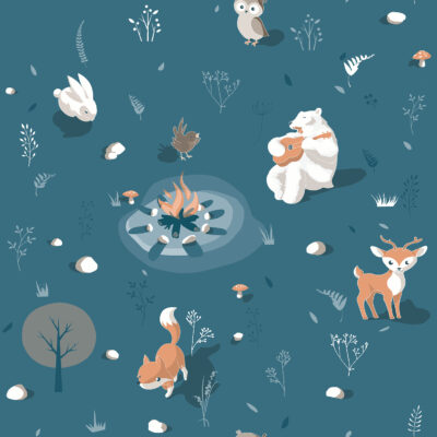 Papel Tapiz Infantil Oggy L313-11